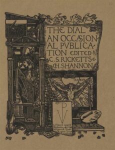Cover design for the fifth volume of The Dial